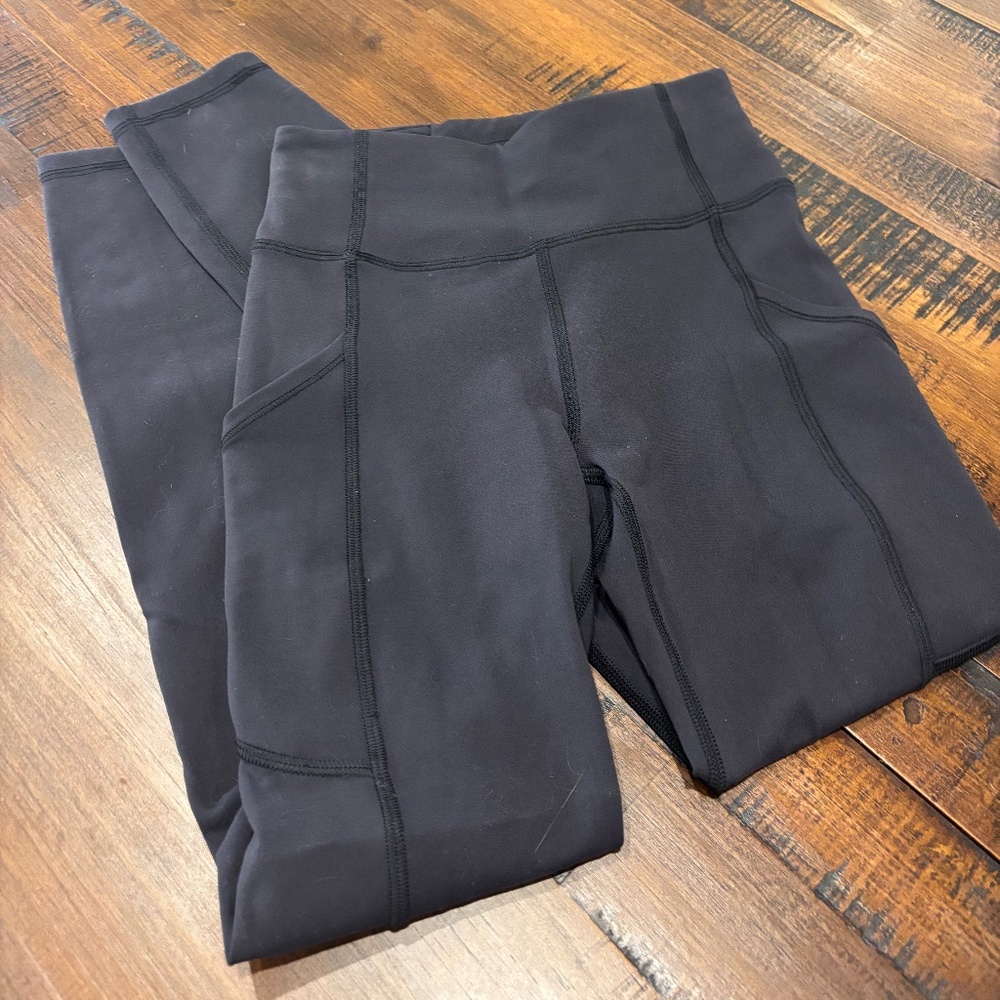 Lululemon wunder train high rise with pockets 25 inch